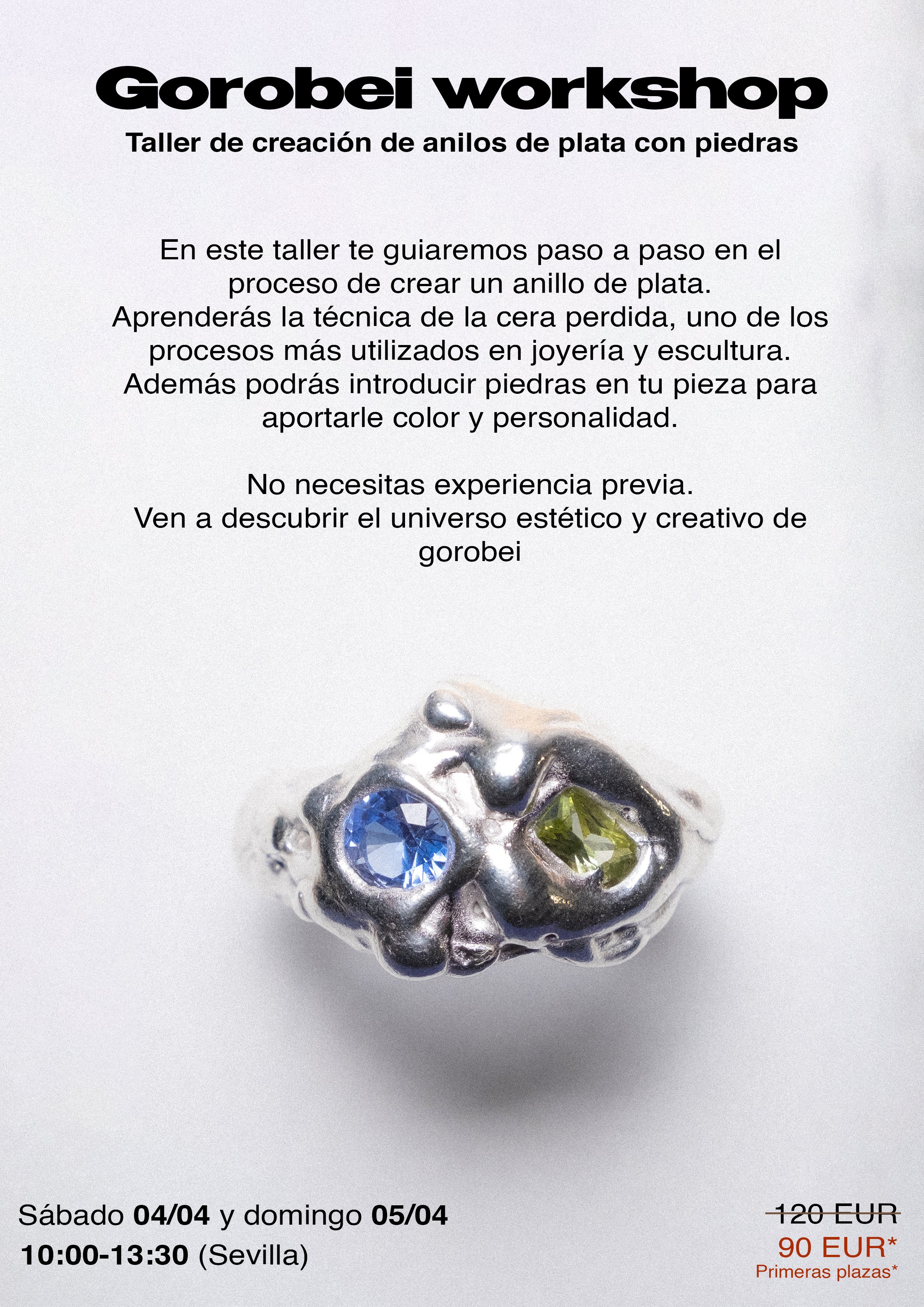 Taller de anillos de plata (Reserva)