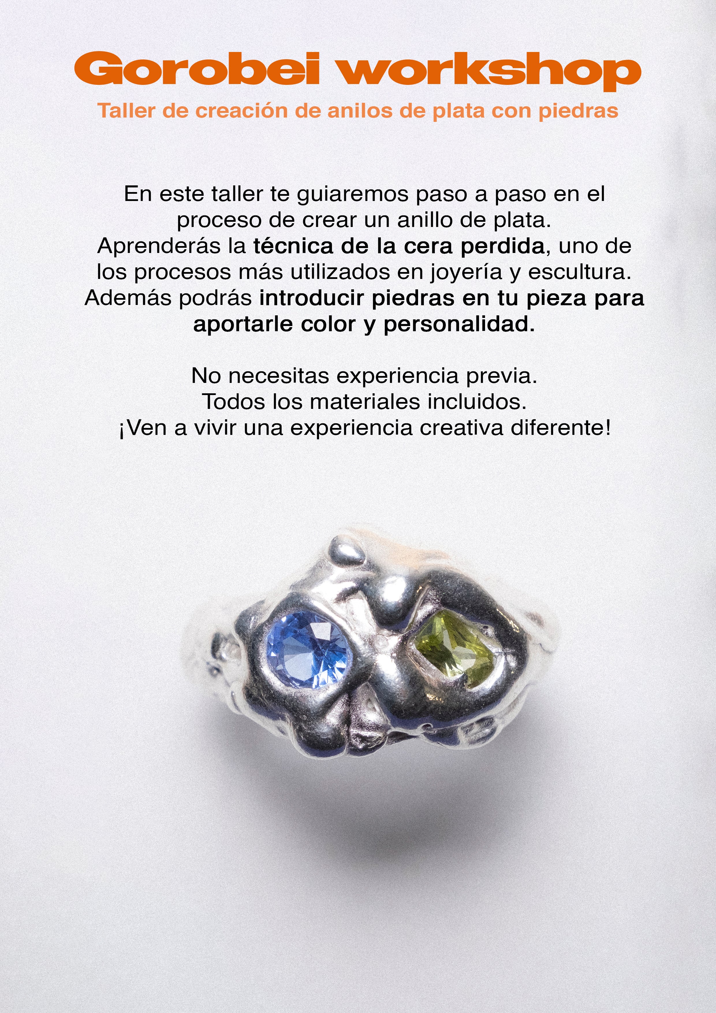 Taller de anillos de plata (Reserva)