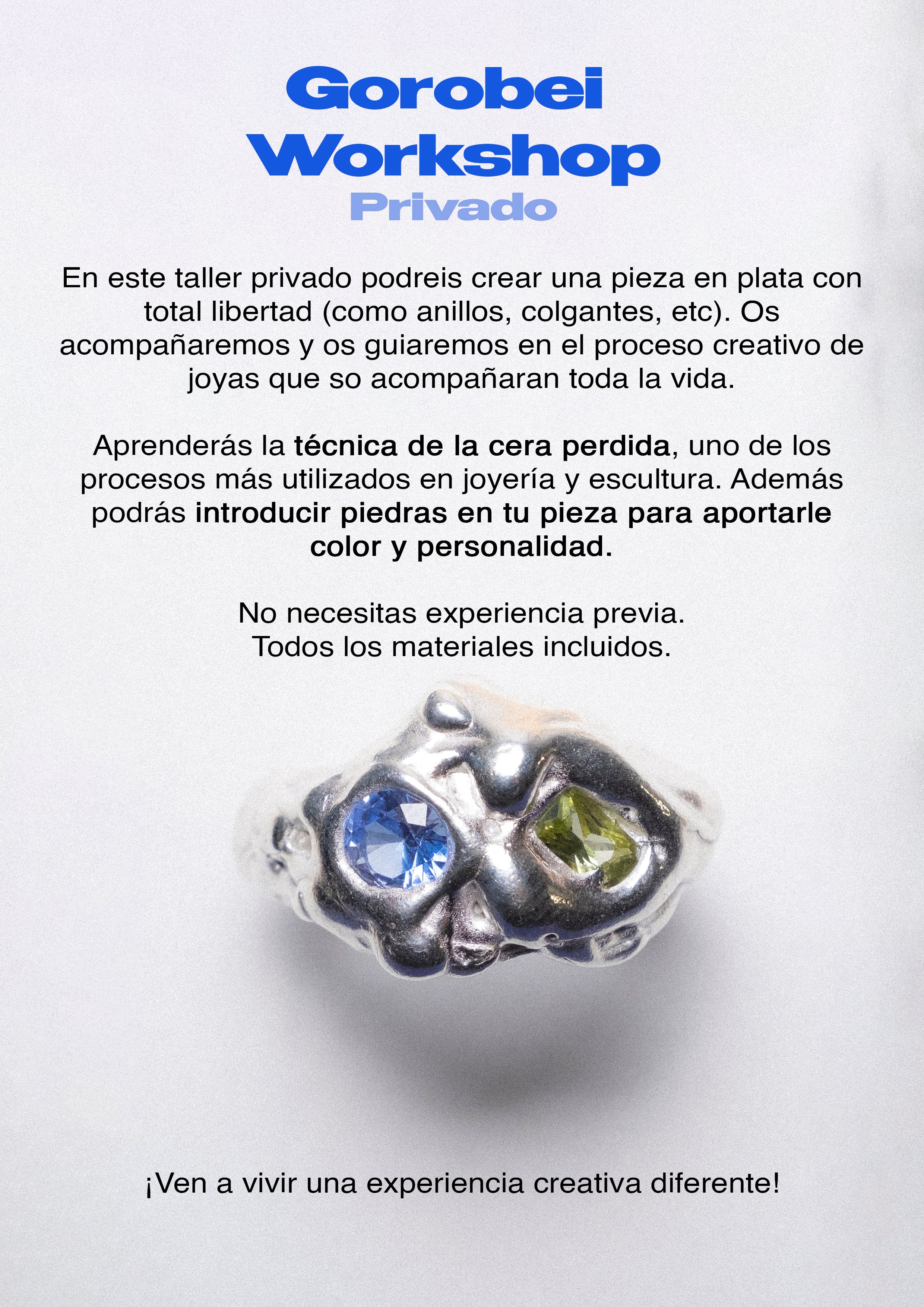 Taller privado - Creando en plata